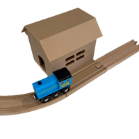Small House for Wooden Trains (Style A)