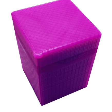 Custom Color deckbox for Collectable Card Games like Magic the Gathering. This is a basic deck box without any snap or magnet retention on the lid.  deck box