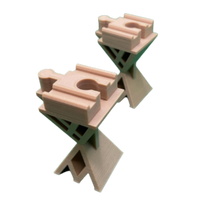 Use these risers in place of the stock wooden track risers to help keep your Brio, IKEA, or Mellissa and Doug tracks train upright during play. Why mess with the wooden block stands that always fall over and slip out of place.