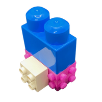 
              Use this block with five male faces to mount your ideas in new and creative ways! Think of the extra possibilities that can come from being able to join blocks at fun new angles!    Mates with most Duplo and Mega block style building b
            