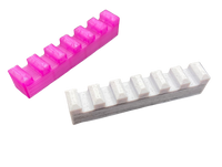 Add some extra flair to your duplo or other compatible building bricks with this 6x1 decorative topper. These pair perfectly with the Castle towers to make your child's fantasy castle pour from the imagination to the table.