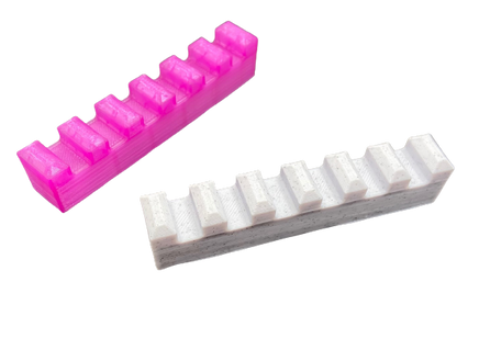 Add some extra flair to your duplo or other compatible building bricks with this 6x1 decorative topper. These pair perfectly with the Castle towers to make your child's fantasy castle pour from the imagination to the table.