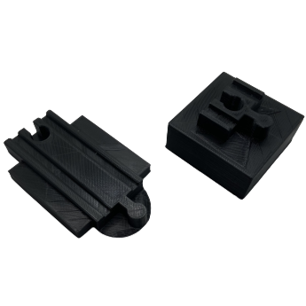 Train risers for either Duplo or Mega Block style. You can use these to easily create a multi tier track system that won't fall over! Adding all new layers to what you can typically do with your Brio, IKEA, or Mellissa and Doug wooden train set.