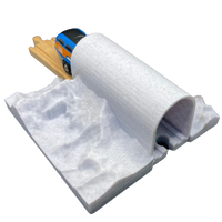 Add a cool mountain pass tunnel to your train set, works with all Brio, Thomas, Melissa and Doug tracks. Add this to your wooden train set to get a mountain chalet or countryside flair with ease.