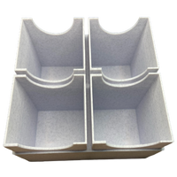 Take a whole night of EDH decks with you in this four deck box. The same internal dimensions for each section as our 100 count box but you can hold 4 deck in a single container. Easy grip cut outs for each deck so you don't have to fuss with trying to just get one out.