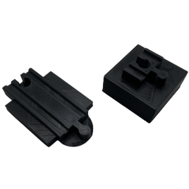 Train risers for either Duplo or Mega Block style. You can use these to easily create a multi tier track system that won't fall over! Adding all new layers to what you can typically do with your Brio, IKEA, or Mellissa and Doug wooden train set.