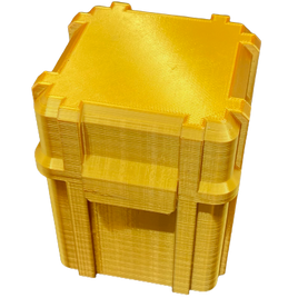 A more study version of our regular deckbox. Comes with a snap locking lid to keep your cards safe during transport. They fit a 100 double sleeved MTG cards and have a tight fitting snap close lid to help keep your cards safe in your game ni